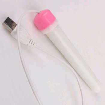 แท่งร้อน USB<br>(สีขาว-ชมพู)